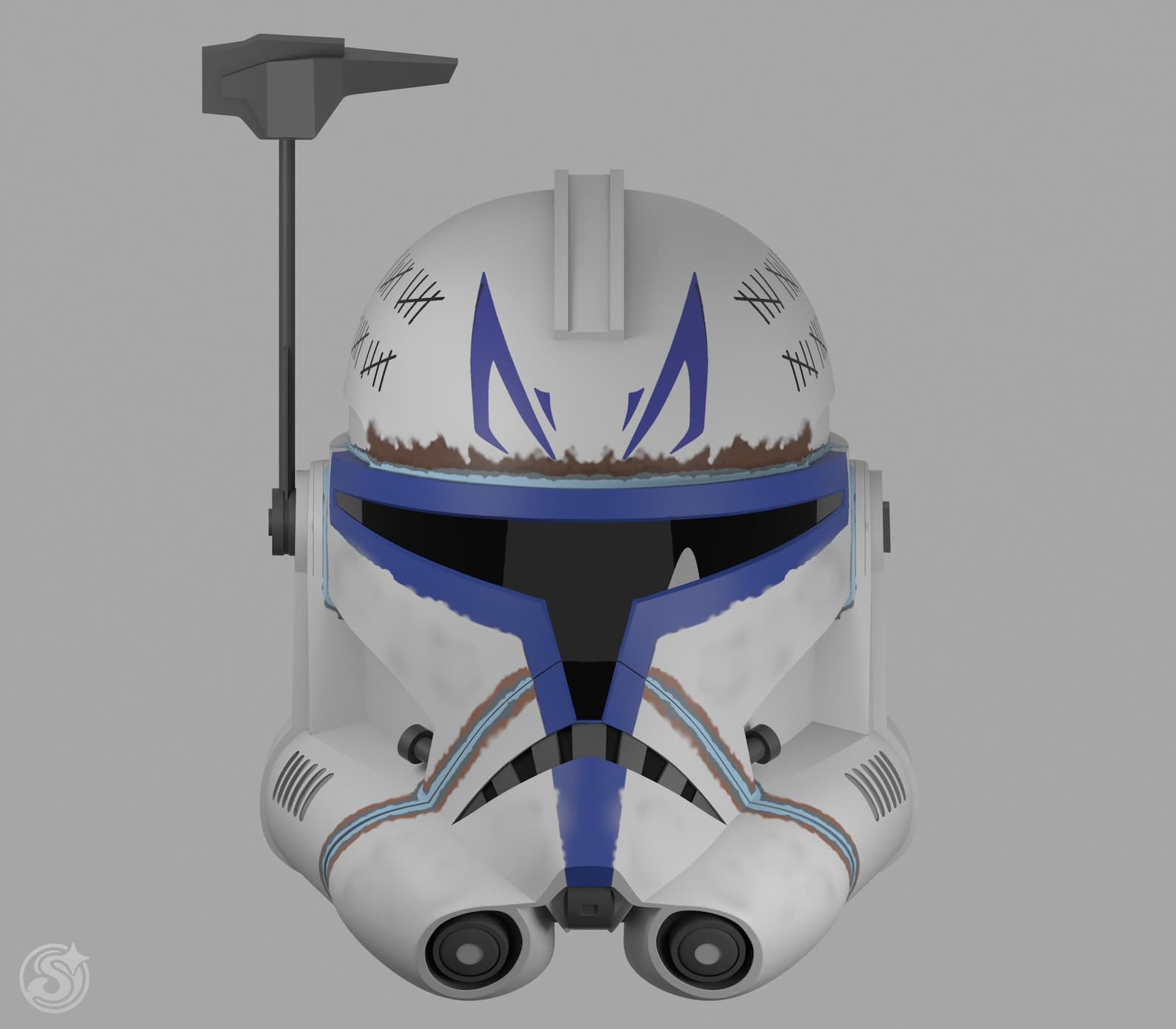 Animated Captain Rex Helmet STL Files