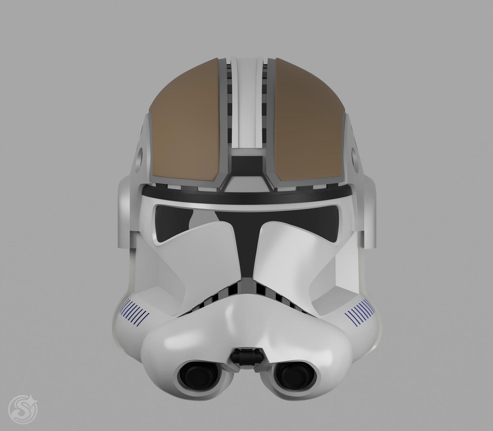 AT-TE Gunner Clone Trooper Helmet STL Files